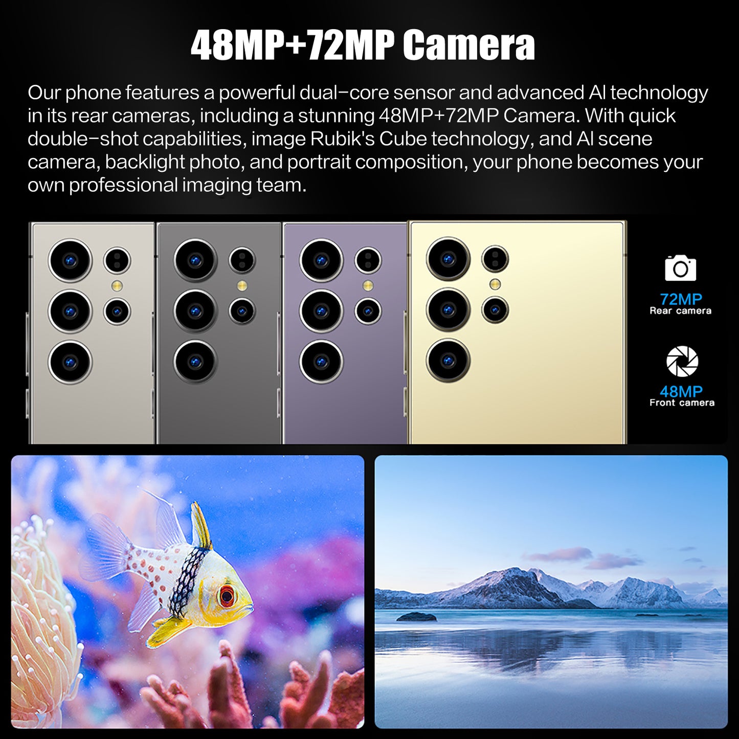 Unlocked 5G Smartphone – 6GB RAM, 256GB Storage, 6000mAh Battery & Stylus
