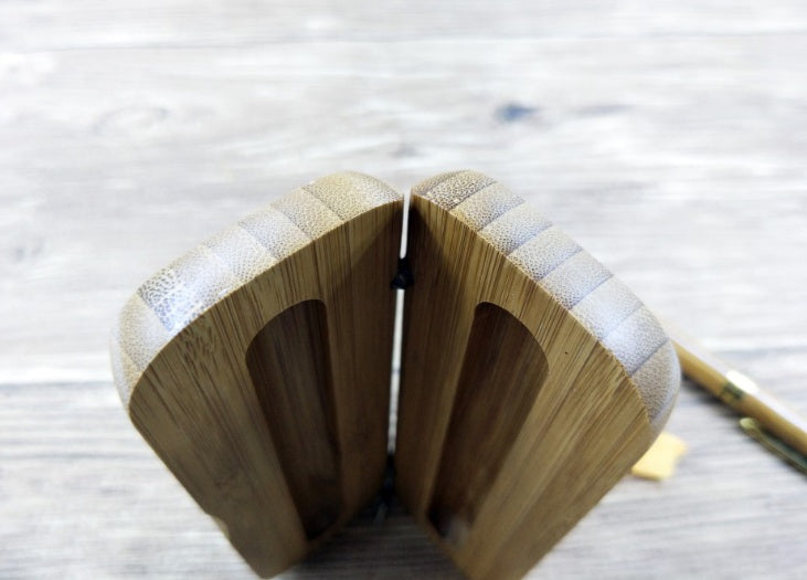 Wooden Piston Fountain Pen with Bamboo Gift Box