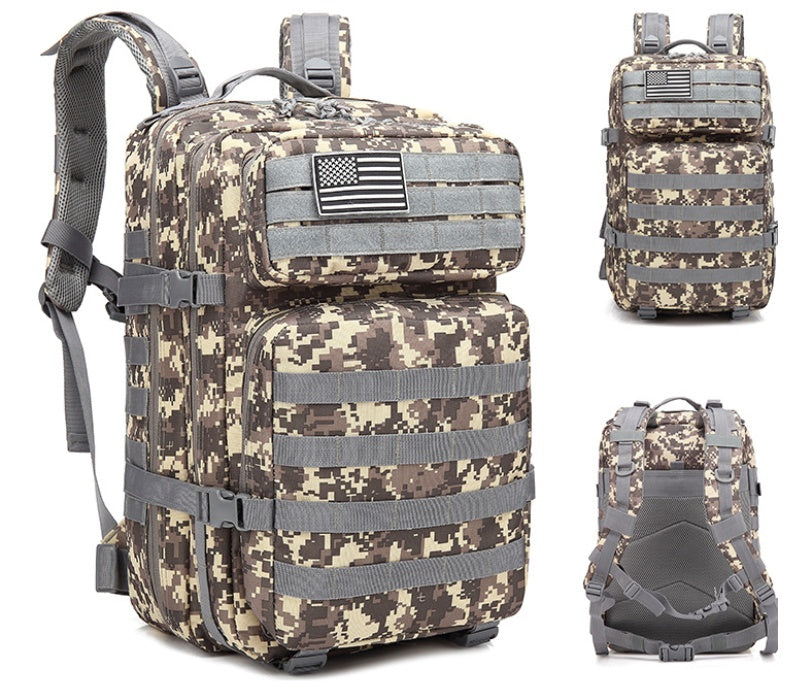 50L Tactical Waterproof Outdoor Backpack – Military-Grade MOLLE Design