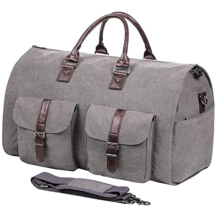 Large PU Leather Travel Bag – Stylish & Spacious Weekender for Men and Women