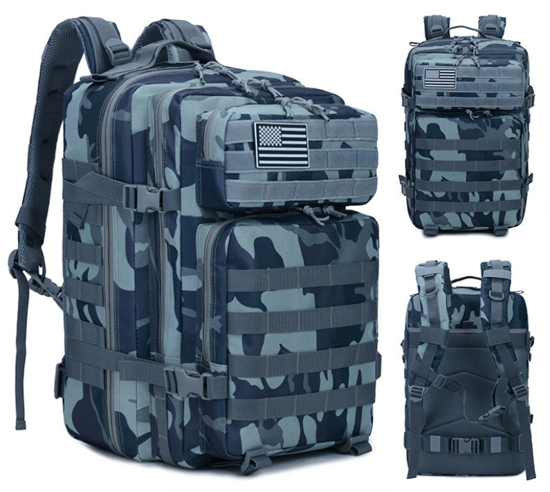 50L Tactical Waterproof Outdoor Backpack – Military-Grade MOLLE Design