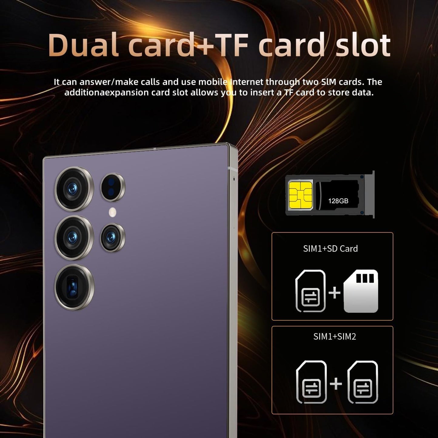 Unlocked 5G Smartphone – 8GB RAM, 256GB Storage, 8000mAh Battery & Stylus