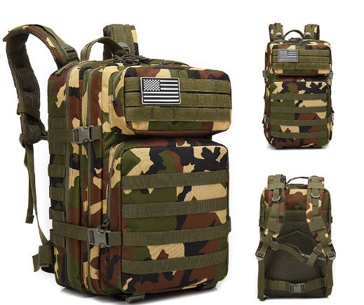 50L Tactical Waterproof Outdoor Backpack – Military-Grade MOLLE Design