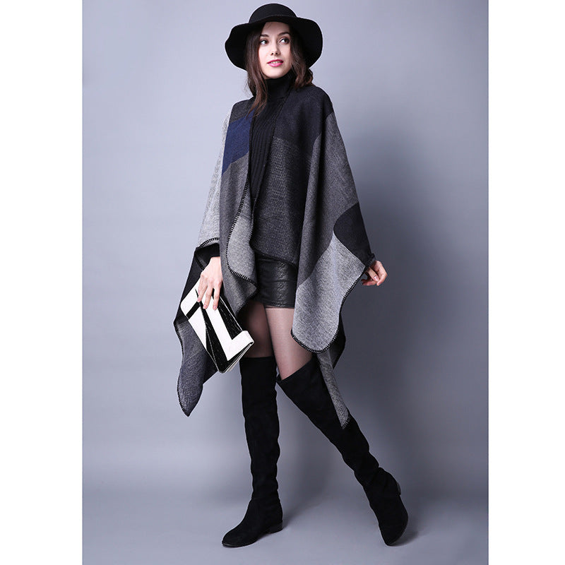 Plaid & Pattern Imitation Cashmere Scarf – Warmth and Style for the Bitcoin Traveler