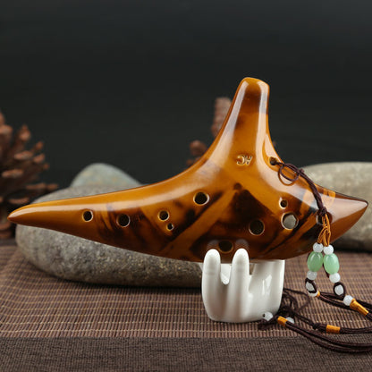 Traveler’s Ceramic 12-Hole Ocarina – Alto C