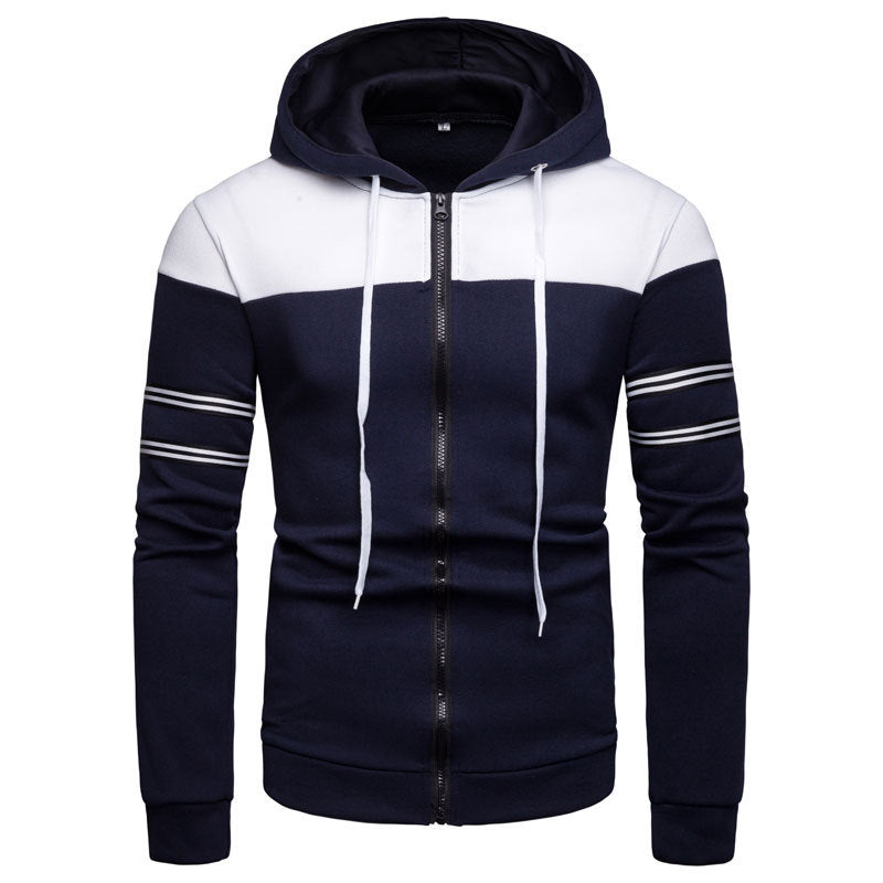 Casual Cotton Hooded Zip Sweater – Everyday Comfort for the Modern Bitcoin Traveler