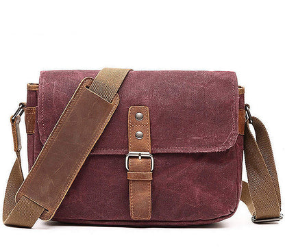 Retro Canvas Shoulder Bag – Durable Everyday Carry with Vintage Charm