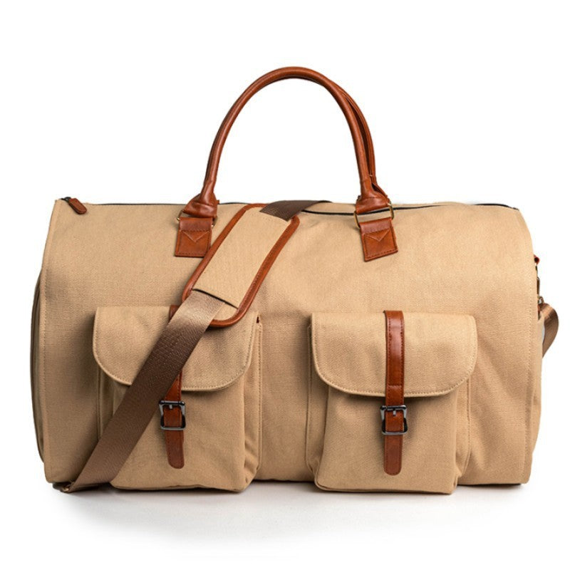 Large PU Leather Travel Bag – Stylish & Spacious Weekender for Men and Women