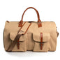 Large PU Leather Travel Bag – Stylish & Spacious Weekender for Men and Women