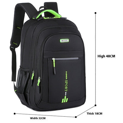 Waterproof Anti-Theft Travel Backpack – Durable Nylon with 36–55L Capacity