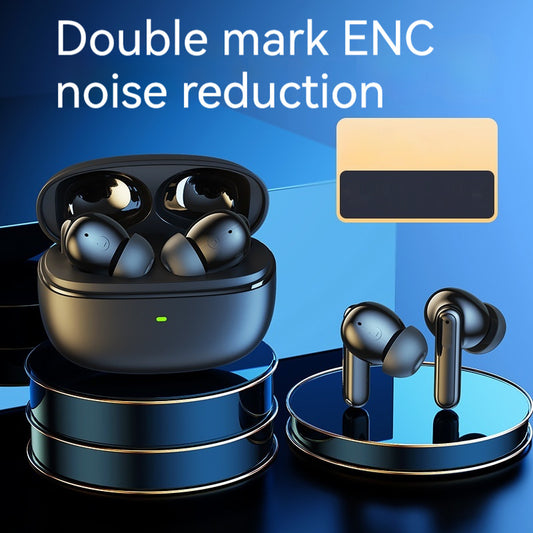XY-17 Wireless Bluetooth 5.3 Earbuds with ENC/ANC Noise Reduction – Waterproof, Digital Display, 26H Battery