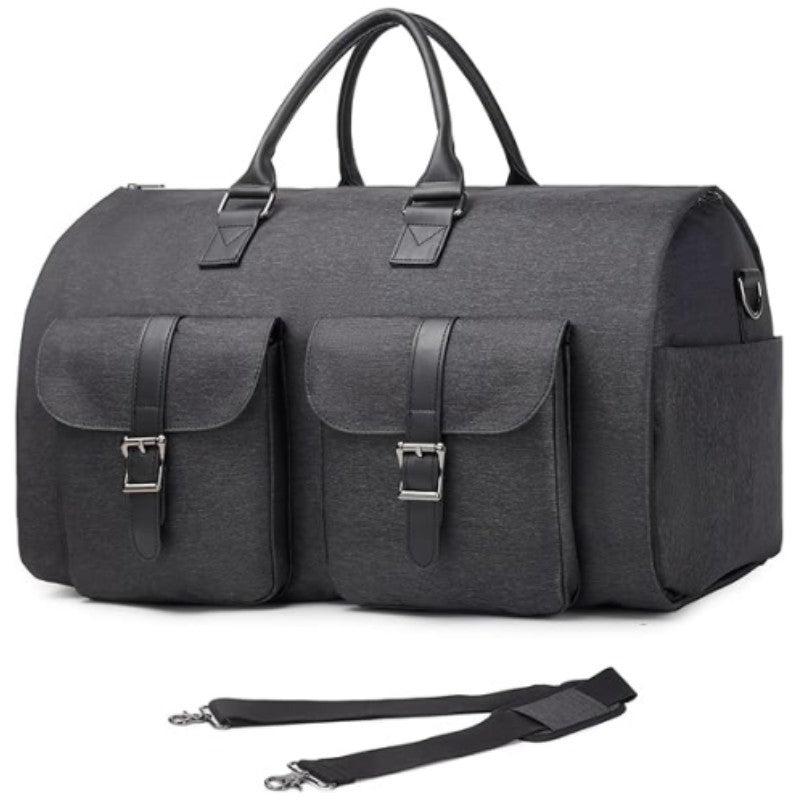 Large PU Leather Travel Bag – Stylish & Spacious Weekender for Men and Women