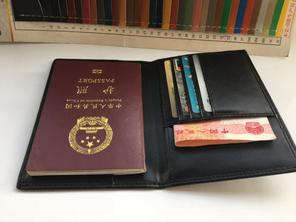 Genuine Leather RFID Passport Holder – The Essential Companion for the Bitcoin Traveler