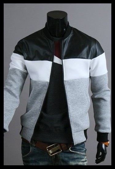 Color-Block Sports Jacket – Lightweight Comfort for Active Travelers