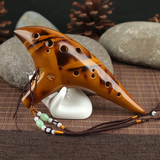 Traveler’s Ceramic 12-Hole Ocarina – Alto C