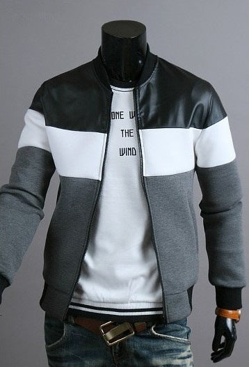 Color-Block Sports Jacket – Lightweight Comfort for Active Travelers