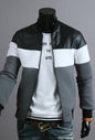 Color-Block Sports Jacket – Lightweight Comfort for Active Travelers