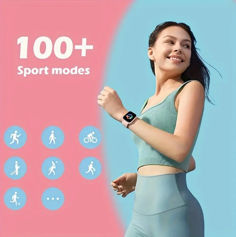 ZL54CJ Square Smartwatch – Fitness, Connectivity, and Style for Travelers