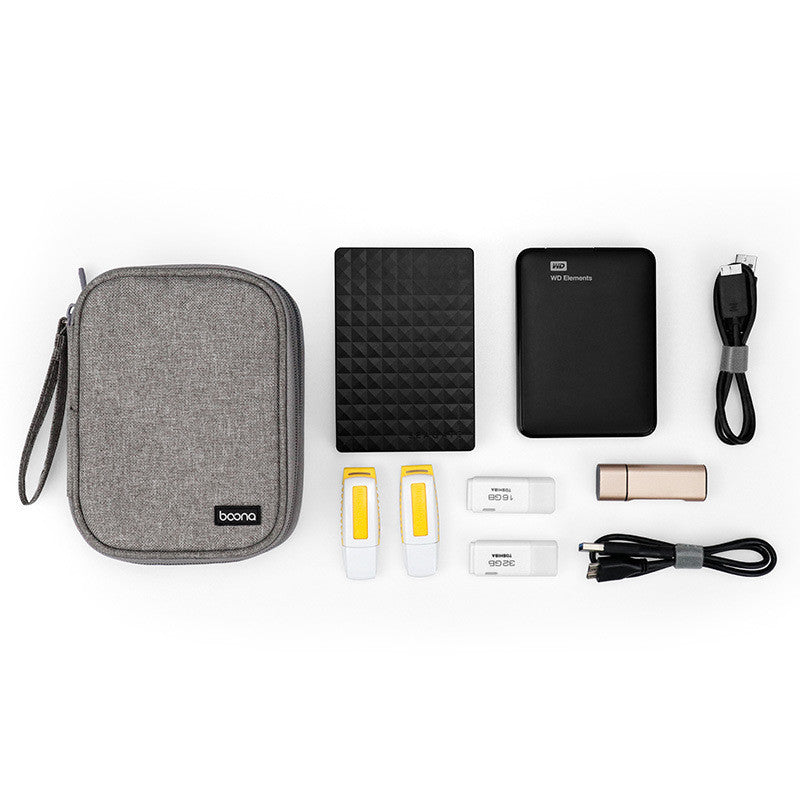 2.5-Inch Mobile Hard Drive Protective Case – Oxford Cloth Storage for Portable HDD