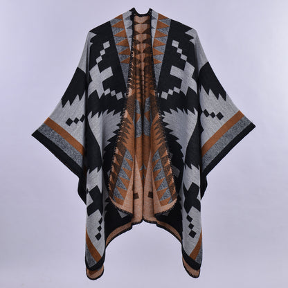 Plaid & Pattern Imitation Cashmere Scarf – Warmth and Style for the Bitcoin Traveler