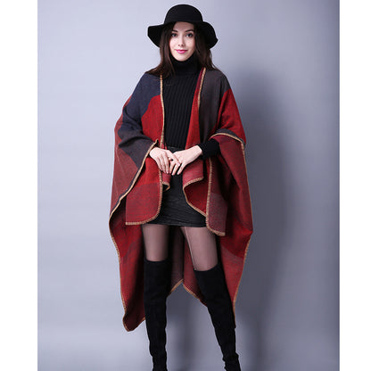 Plaid & Pattern Imitation Cashmere Scarf – Warmth and Style for the Bitcoin Traveler