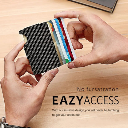 Metal Card Clamp Anti-Magnetic RFID Card Holder