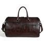 Vintage Genuine Leather Travel Handbag – Retro Cowhide Shoulder Bag for Men & Women