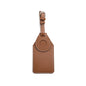 Leather Luggage Tag with Tracker Slot – Stylish Travel ID Case