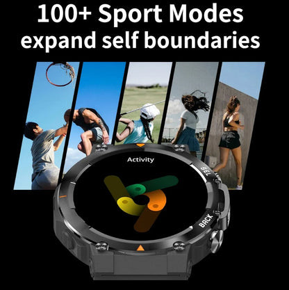 MAX18 Men’s Smartwatch – AMOLED Big Screen with AI Voice and Global Travel Features
