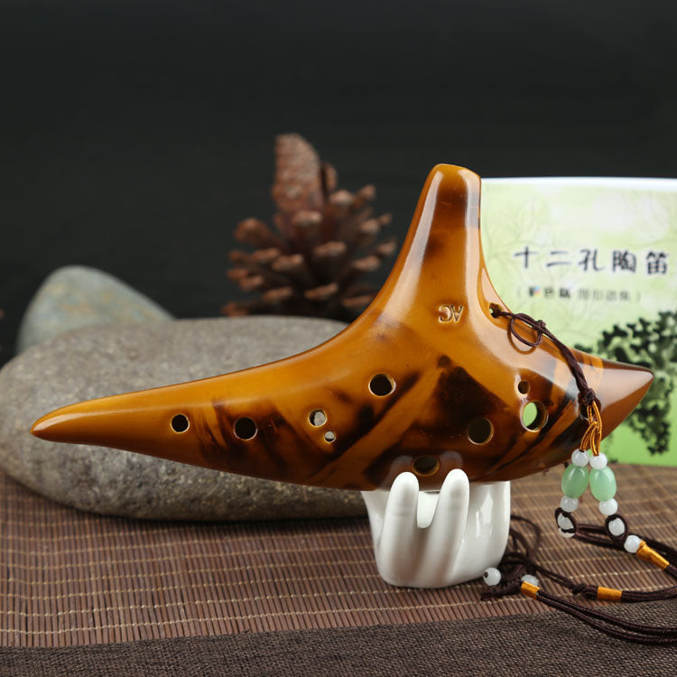 Traveler’s Ceramic 12-Hole Ocarina – Alto C
