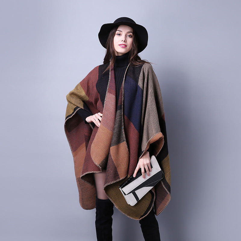 Plaid & Pattern Imitation Cashmere Scarf – Warmth and Style for the Bitcoin Traveler