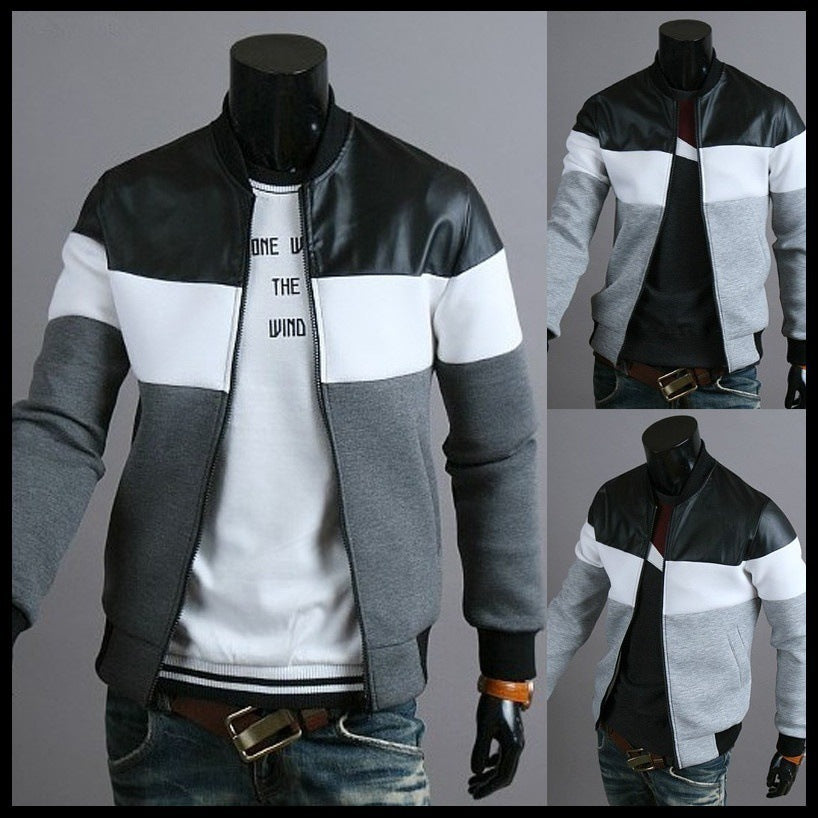 Color-Block Sports Jacket – Lightweight Comfort for Active Travelers