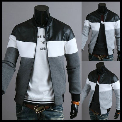 Color-Block Sports Jacket – Lightweight Comfort for Active Travelers