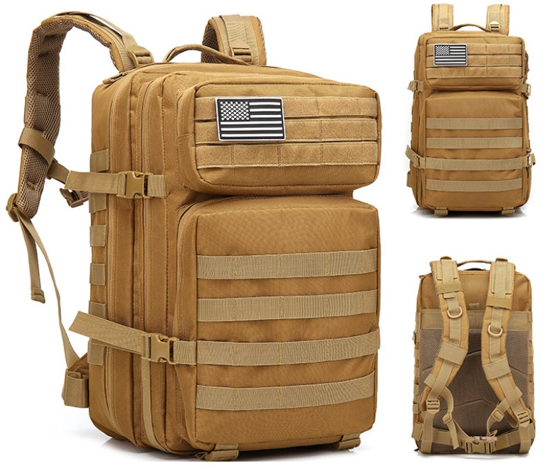 50L Tactical Waterproof Outdoor Backpack – Military-Grade MOLLE Design