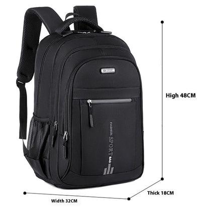 Waterproof Anti-Theft Travel Backpack – Durable Nylon with 36–55L Capacity
