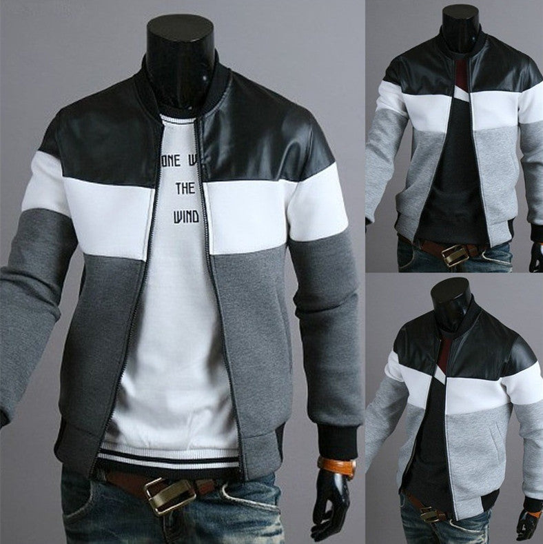Color-Block Sports Jacket – Lightweight Comfort for Active Travelers