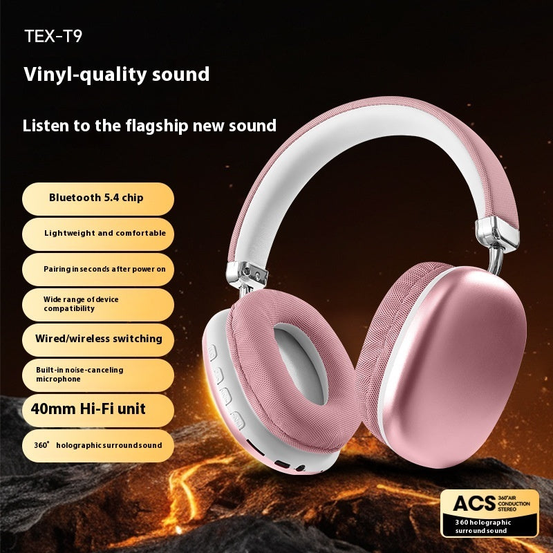 TEX-T9 Sports Bluetooth Headphones – Waterproof, Long Battery Life, Wireless Design