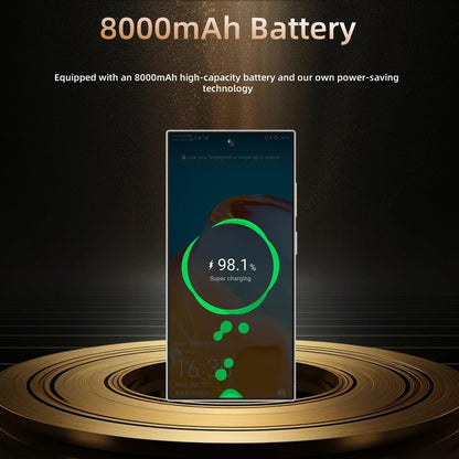 Unlocked 5G Smartphone – 8GB RAM, 256GB Storage, 8000mAh Battery & Stylus