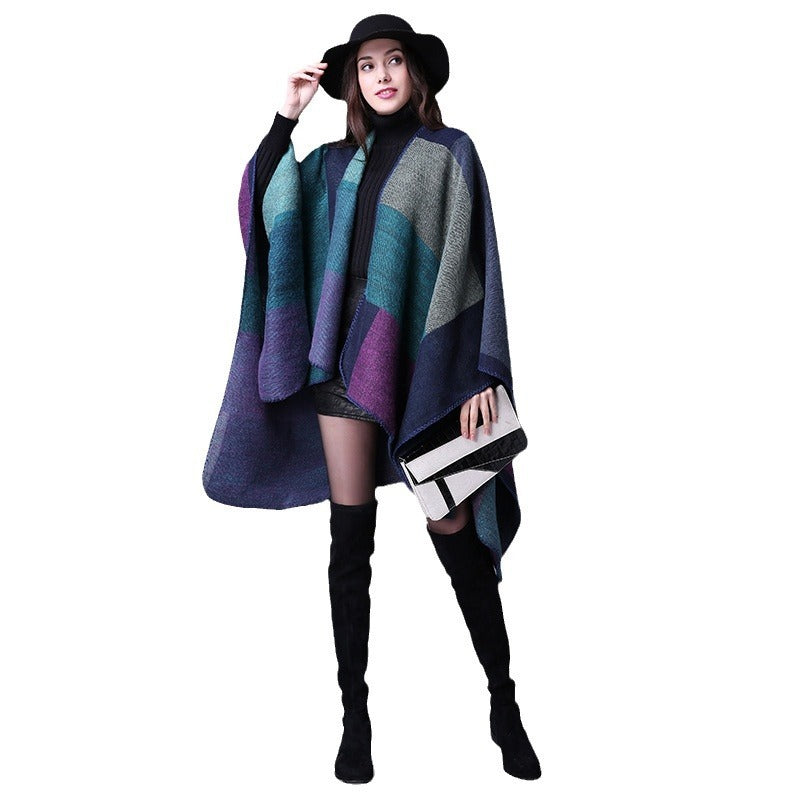 Plaid & Pattern Imitation Cashmere Scarf – Warmth and Style for the Bitcoin Traveler