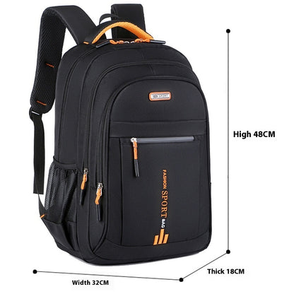 Waterproof Anti-Theft Travel Backpack – Durable Nylon with 36–55L Capacity