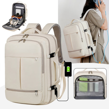 Waterproof Oxford Business Backpack – Fits 15.6-Inch Laptop