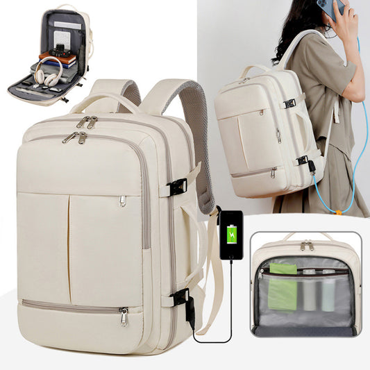 Waterproof Oxford Business Backpack – Fits 15.6-Inch Laptop