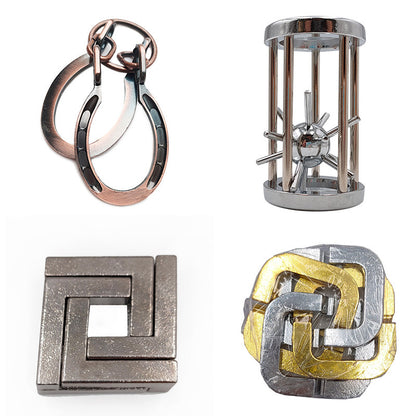 Traveler’s Alloy Puzzle Set – Brain-Burning Fun for the Bitcoin Journey
