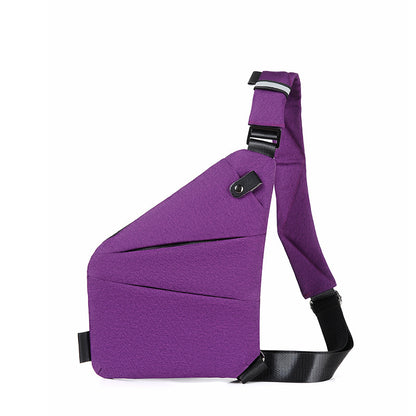 Anti-Theft Crossbody Sling Bag – Lightweight Polyester Travel Pack