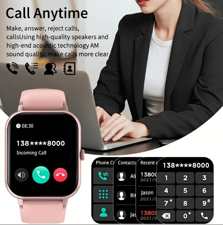 ZL54CJ Square Smartwatch – Fitness, Connectivity, and Style for Travelers