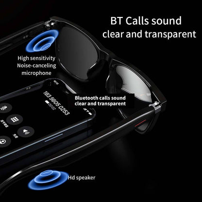 SENBONO E13 Smart Glasses – Wireless Bluetooth Sunglasses with Hands-Free Calls & Music