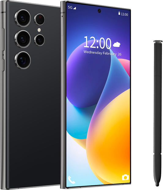 Unlocked 5G Smartphone – 6GB RAM, 256GB Storage, 6000mAh Battery & Stylus