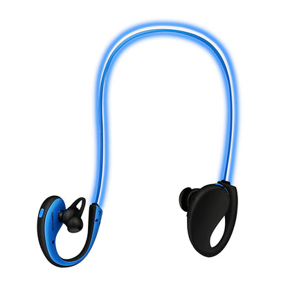 Wireless LED Sport Headset – Bluetooth V4.1 Earphones with Night Safety Light