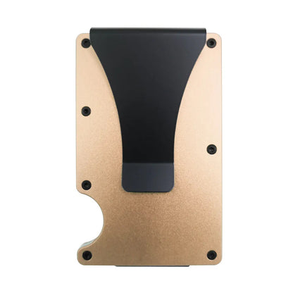 Metal Card Clamp Anti-Magnetic RFID Card Holder