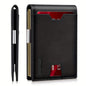 Genuine Leather Bifold Wallet Men with RFID Shielding